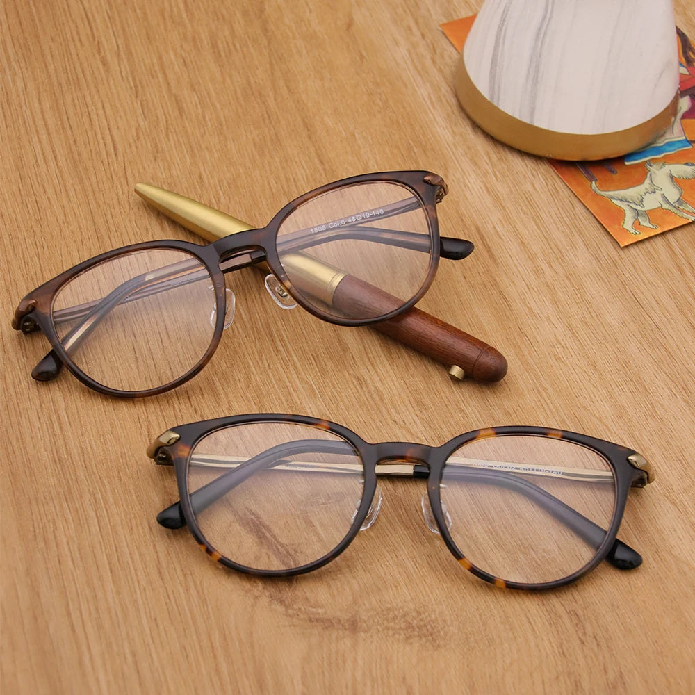 1509 Classic Design Women Female Acetate Eye Glasses Eyewear Frame