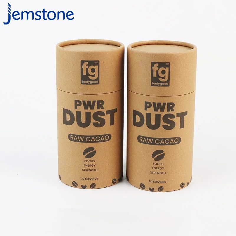 China Wholesale Eco-friendly Materials Paper Can Paper Jar Kraft Round Paper Tube Packaging