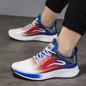 White and Black Color Man Shoes 2025 Spring Shoes Men Casual Sneakers