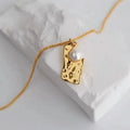 P1461 8-9mm DIY Natural  Freshwater Pearl Charm Pendant Necklace Accessory 925 Sterling Silver Jewelry for Women Without Chain