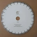 Industrial OEM White 400mm 16inch Sharp Silent Diamond Cutting Disc Saw Blades for Granite Stone