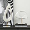2020 New White Resin Figurine Art Piece Home Accent Decor for Living Room Unique Character Decoration for Home Decor