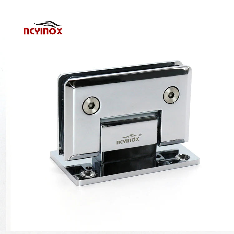 Bathroom Hardware Solid Brass Bathroom 90 Degree Glass Door Hinges for Shower Room