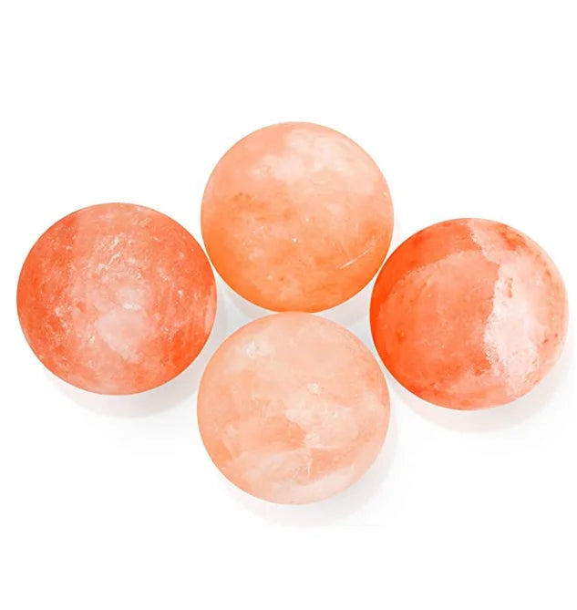 Premium Clean Private Label Support Natural Hamaliyan pink Salt Round Balls Soap Himalayan pink Salt Bulk