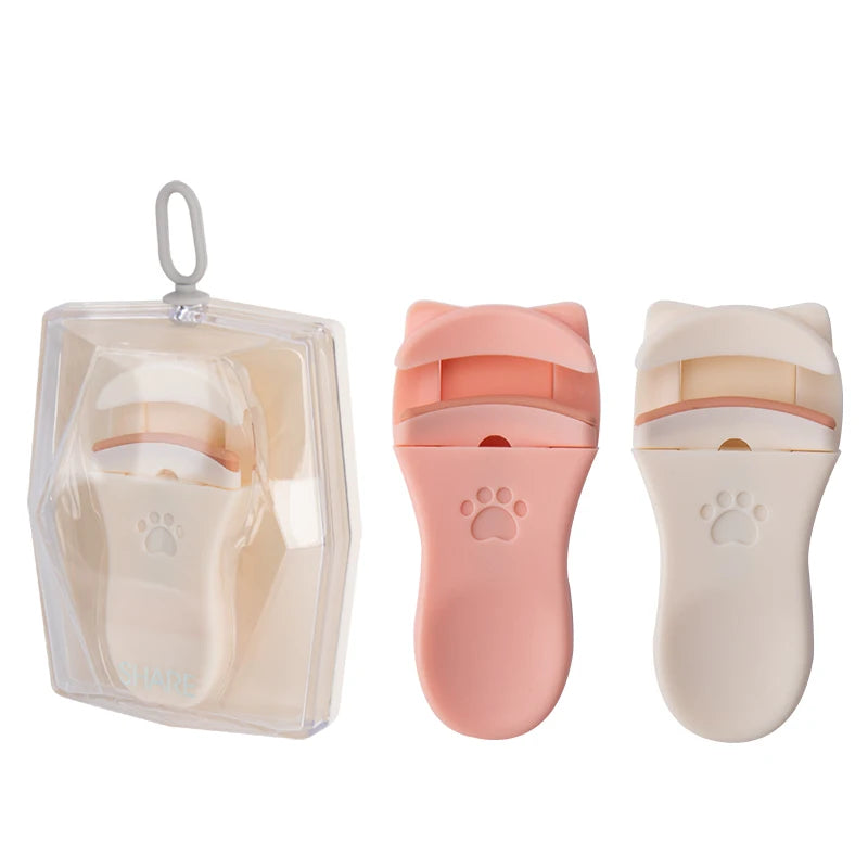 Direct Factory Hot Sale Mini Lash Curler Cute Portable Eyelash Beauty Tool Daily Makeup Plastic Tweezers for Eye Application