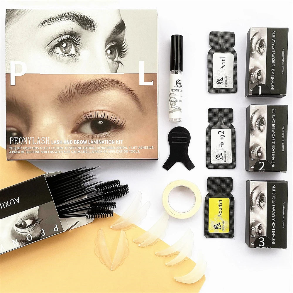 Korean Lashlift Solution Eyebrow Lifting Wave Eyelashes Perm Brow Lamination Lash Lift With Kit or Accessories
