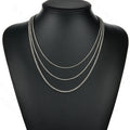 Vacuum Plating 18k Gold Stainless Steel Popcorn Corn Chain Korean Style Light Luxury Niche Ladies and Men Necklace