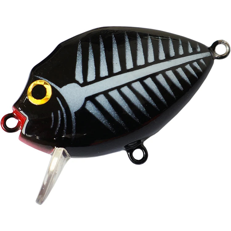 Little Crank 5.5cm 13g 6# Treble Hooks Top Water 3d Eye Artificial Lure Crawfish Fishing Lure Crank Bait