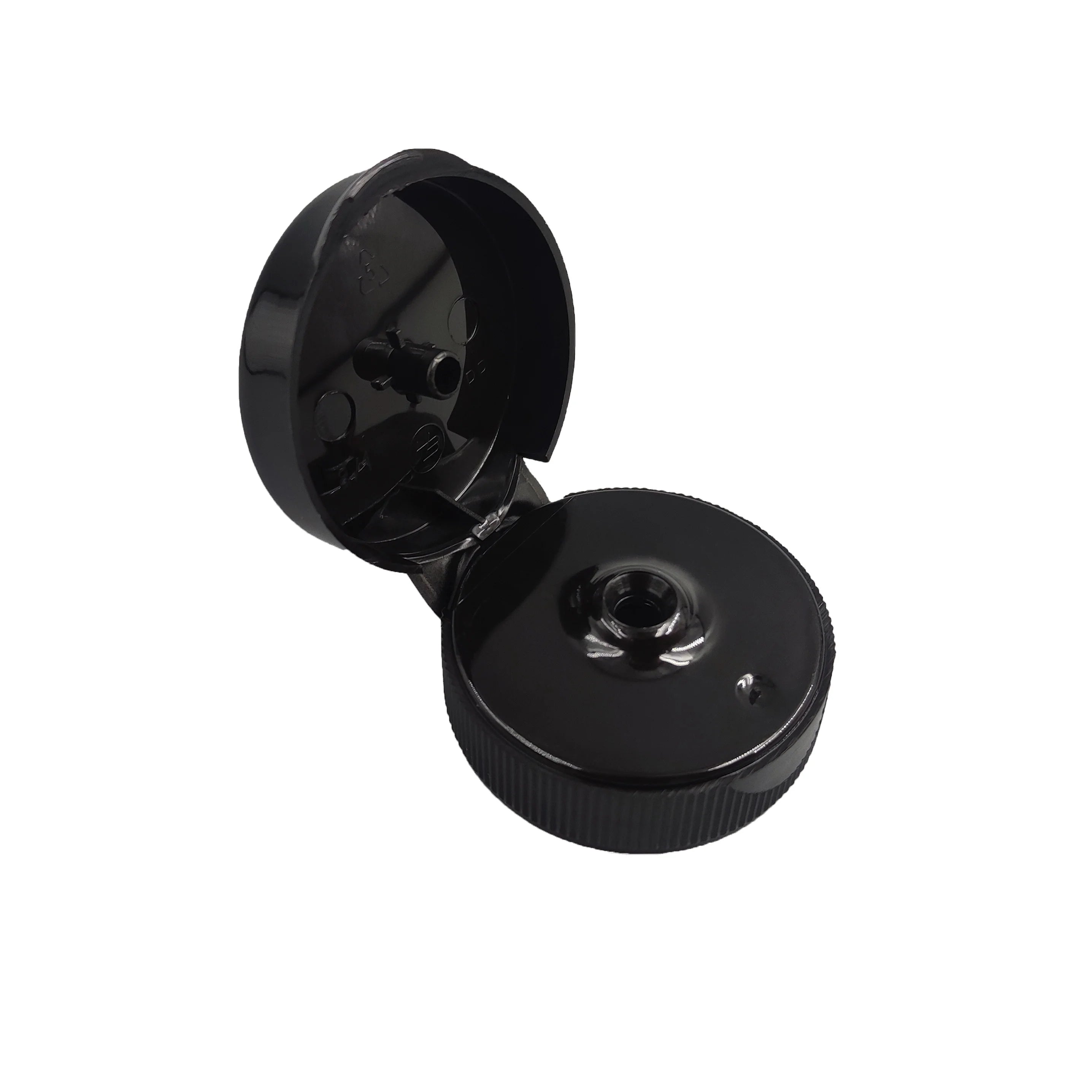 Custom 38/400 Black Color Flip Top Cap Customized Professional Manufacturer Plastic Lids Wholesale Flip Top Lid Suppliers