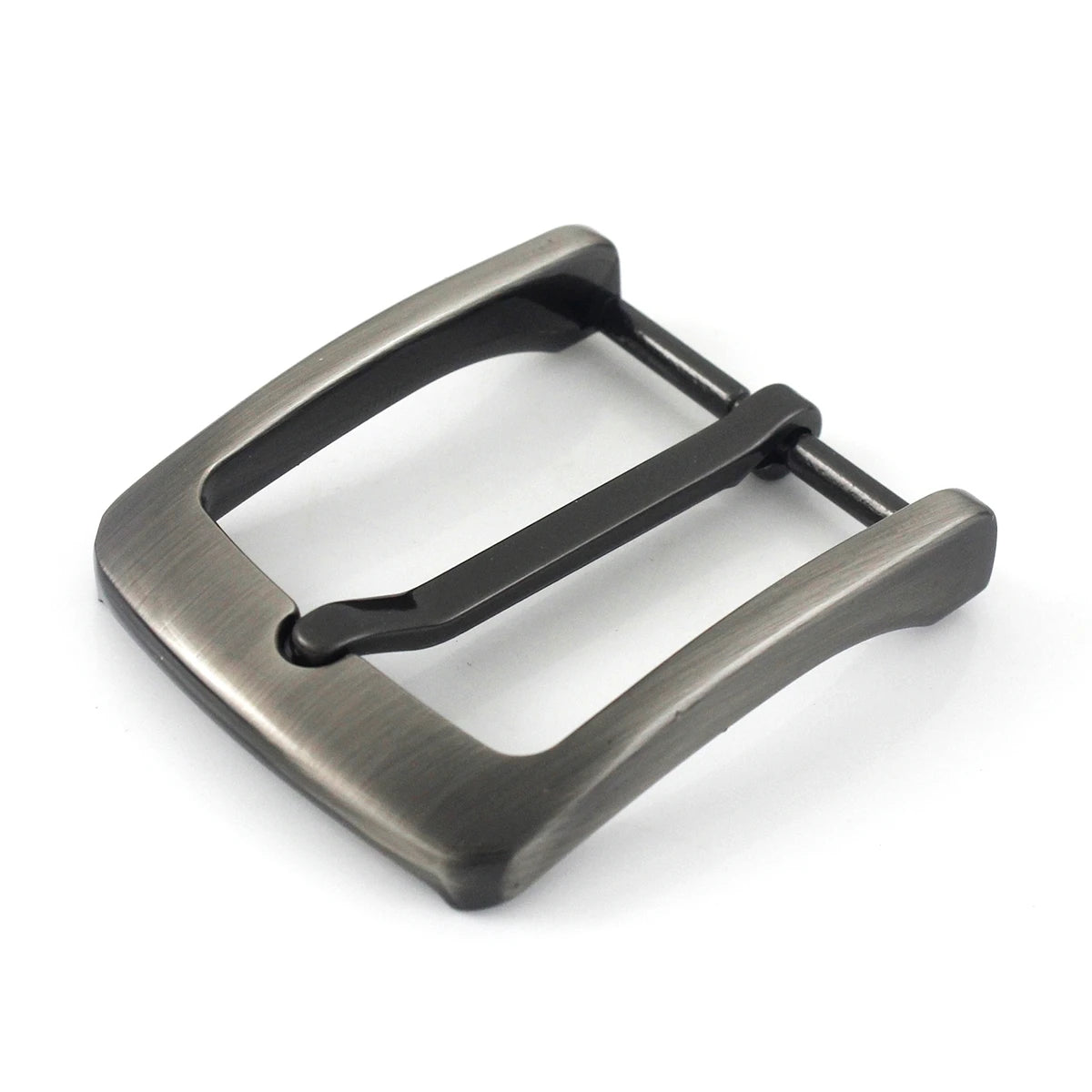 35mm Metal Belt Buckle End Bar Heel Bar Buckle Men's Single Pin Buckle Leather Craft Jeans Webbing Fit for 32-34mm Belt