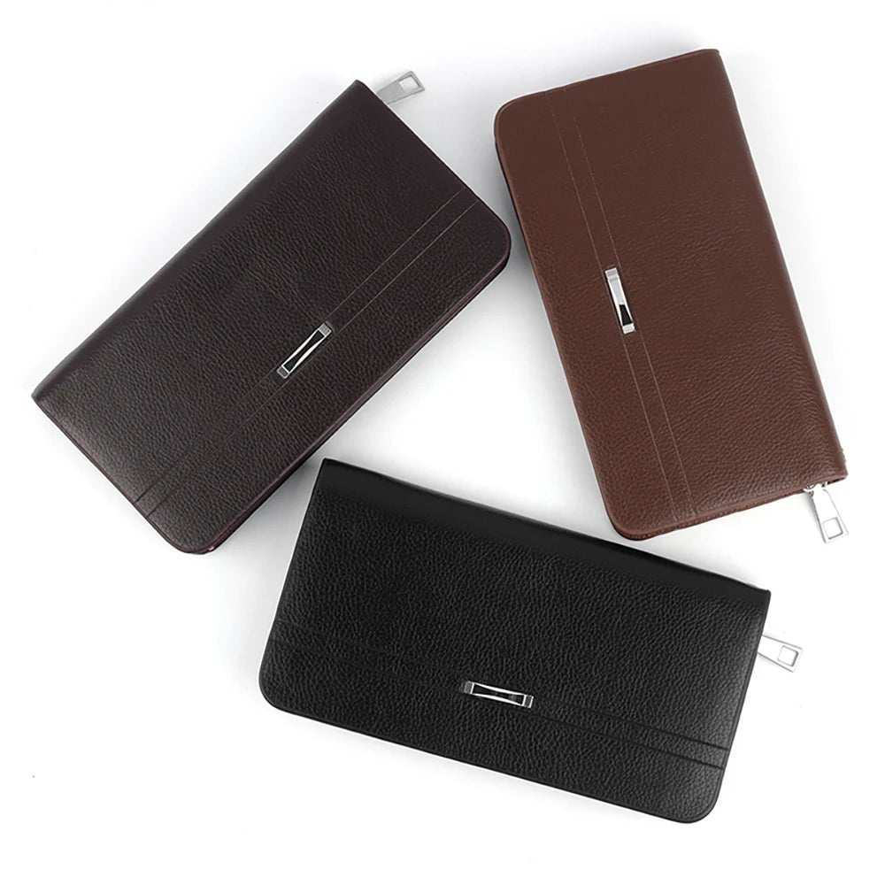 Long Women's Wallet Female Purses Tassel Coin Purse Card Holder Wallets Double Zipper Pu Leather Clutch Luxury Money Phone Bag