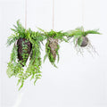 Customization New Design Fashionable Real Touch Home Decoration Plastic Hanging Fern Ball
