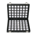 DK21675-70 GemTrue Brand Plastic Material Gemstone Display Boxes in a Lockable Carry Case
