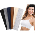 Hot Sale Elastic Yoga Running Sports Headbands Solid Color Sweat-absorbing Head Bands Sweatbands for Women & Men