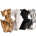 Jewelry Model Portrait Necklace Earring Display Stand Counter Props Accessories for Store Displays