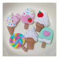 Sweet Ice Cream Resin Cabochon Multi Lollipop Popsicle Flat Back Fit Phone Case Hair Clips DIY Ornament Artificial Food Craft