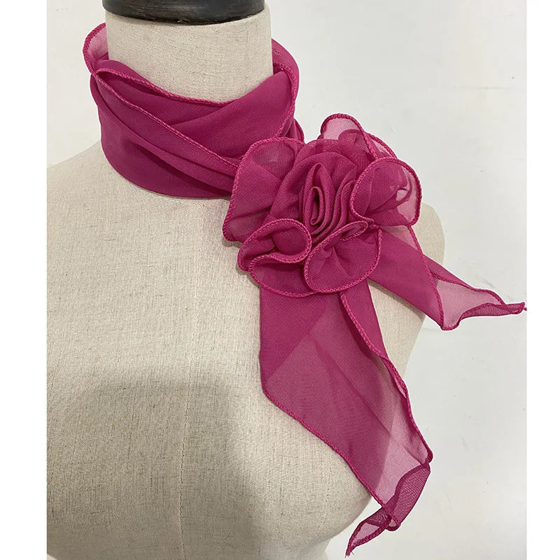 HZM-60777 Scarf Bags for Women Handbag Scarfs Band Hair Neck Scarves Fashion Gifts