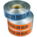 Weather-Resistant Waterproof Aluminium Foil Barricade Warning Tape Underground Detectable Safety Marking Tape