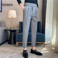 Naples Parisian Wholesales Business Fashion Mens Breathable Pleated Waist Logo Plus Size Outdoor Work Trousers