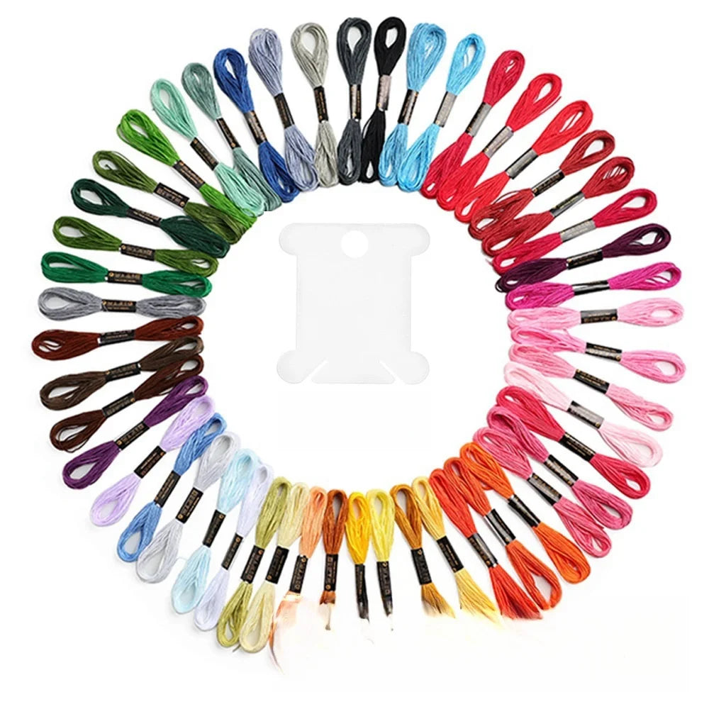 Top Selling 100% Polyester High Tenacity Cross Stitch Embroidery Thread for Embroidery Weaving Sewing Knitting-Eco-Friendly