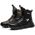 Diansen 9991 Unisex Steel Toe Safety Boots with Kevalar Midsole Mesh & Stretch Fabric Upper Rubber Outsole for Work Construction