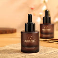 New Design Wholesale Frosted Amber Cosmetic Packaging Glass Dropper Bottle Essential Oil Serum Dropper Bottle in Stock