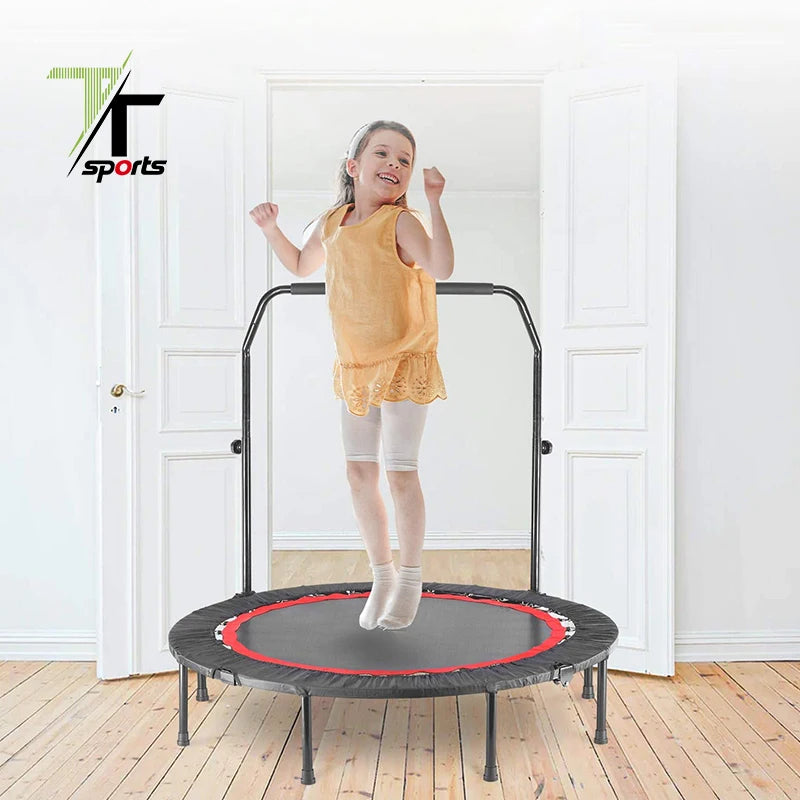 Mini Indoor Fitness Foldable Trampoline With Handle for Homegym
