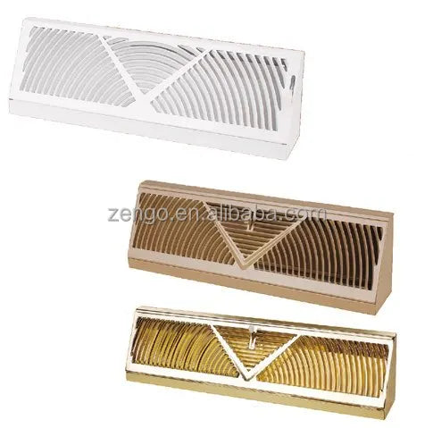 HVAC air Conditioning Adjustable Steel Baseboard Diffuser for Fresh Air Ventilation System