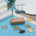 5 Colors Crowns Charms for Bracelet Necklace Earring Key Buckle Pendant DIY Handmade Jewelry Accessories 27*26mm N236