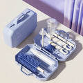 2023 New Travel Bottle Cleaner Kit with Baby Bottle Brush Set Stand Travel Children Bottle Cleaner Kit