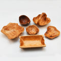 Guansen  Tableware Root Plate   Wood Dinner Tableware Plates Serving Premium 4 Section Pine Root Plate Dry Fruit Tray
