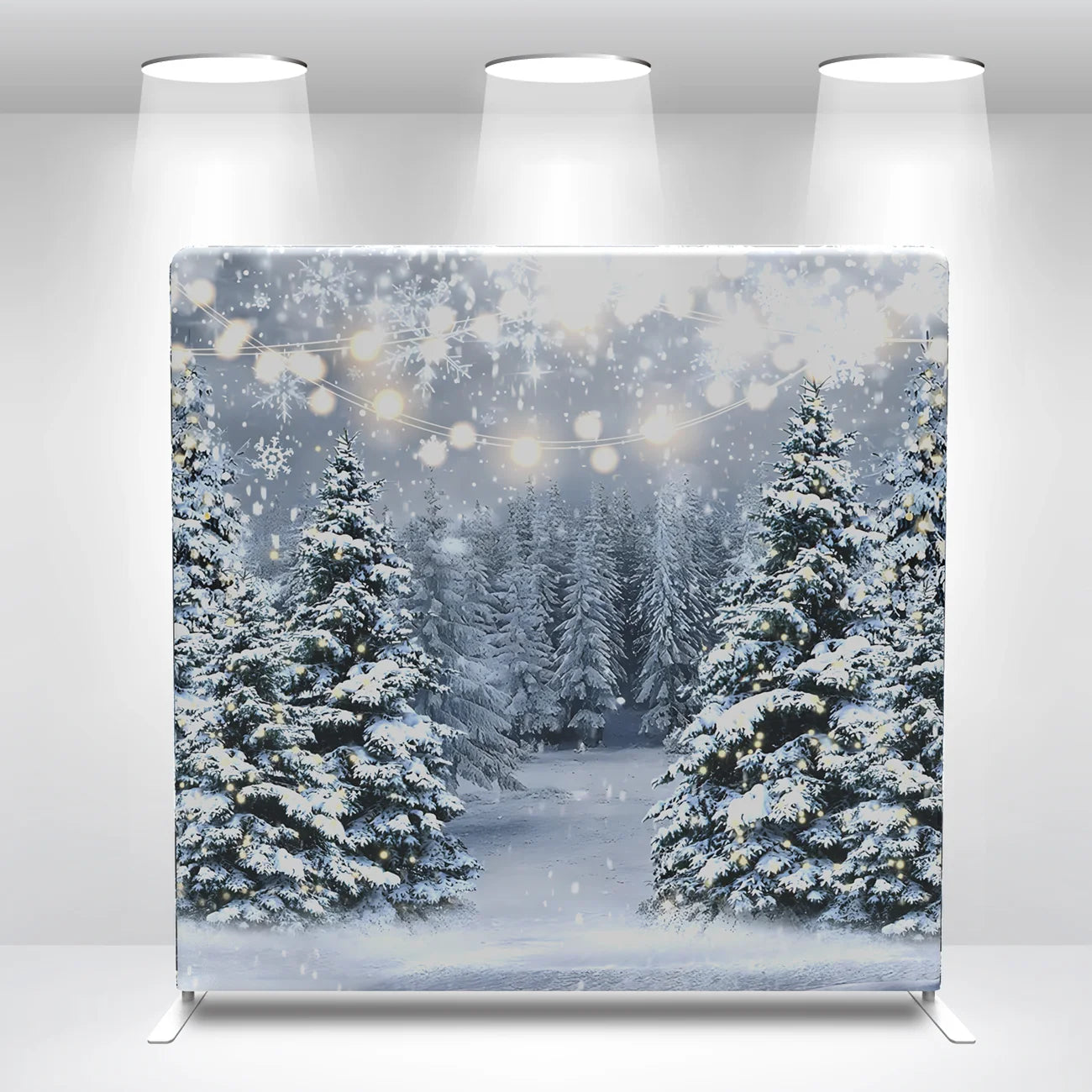 Custom Fabric Merry Christmas Holiday Photo Booth Backdrop Cover