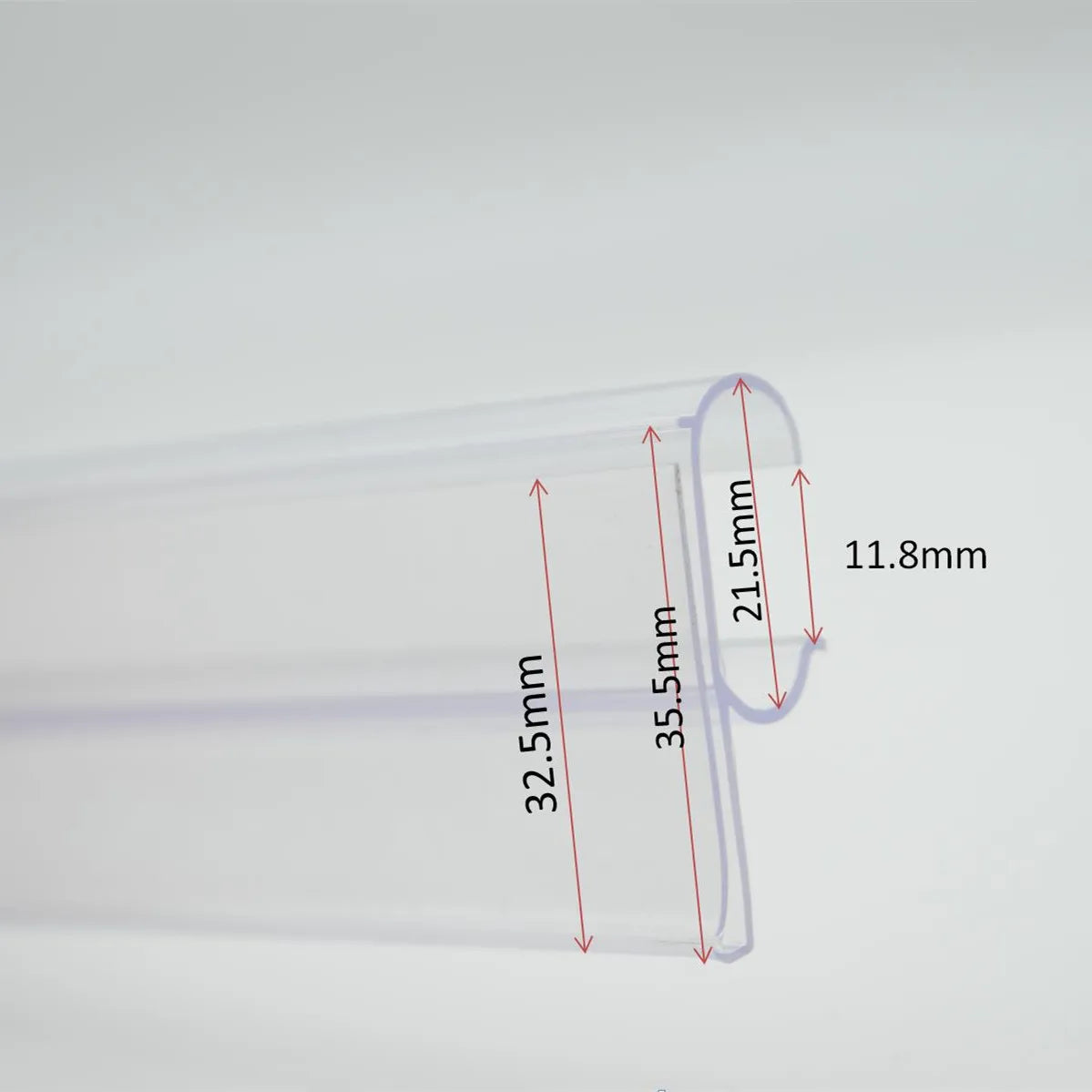 Free Sample Shelf Talker Supermarket Shelf PVC Price Clip  for Supermarket Plastic Clip Strip