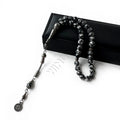 Fashional Designed Snowflake Obsidian Personalised Fashion Jewelry Religious Gift Rosary Beads Bulk