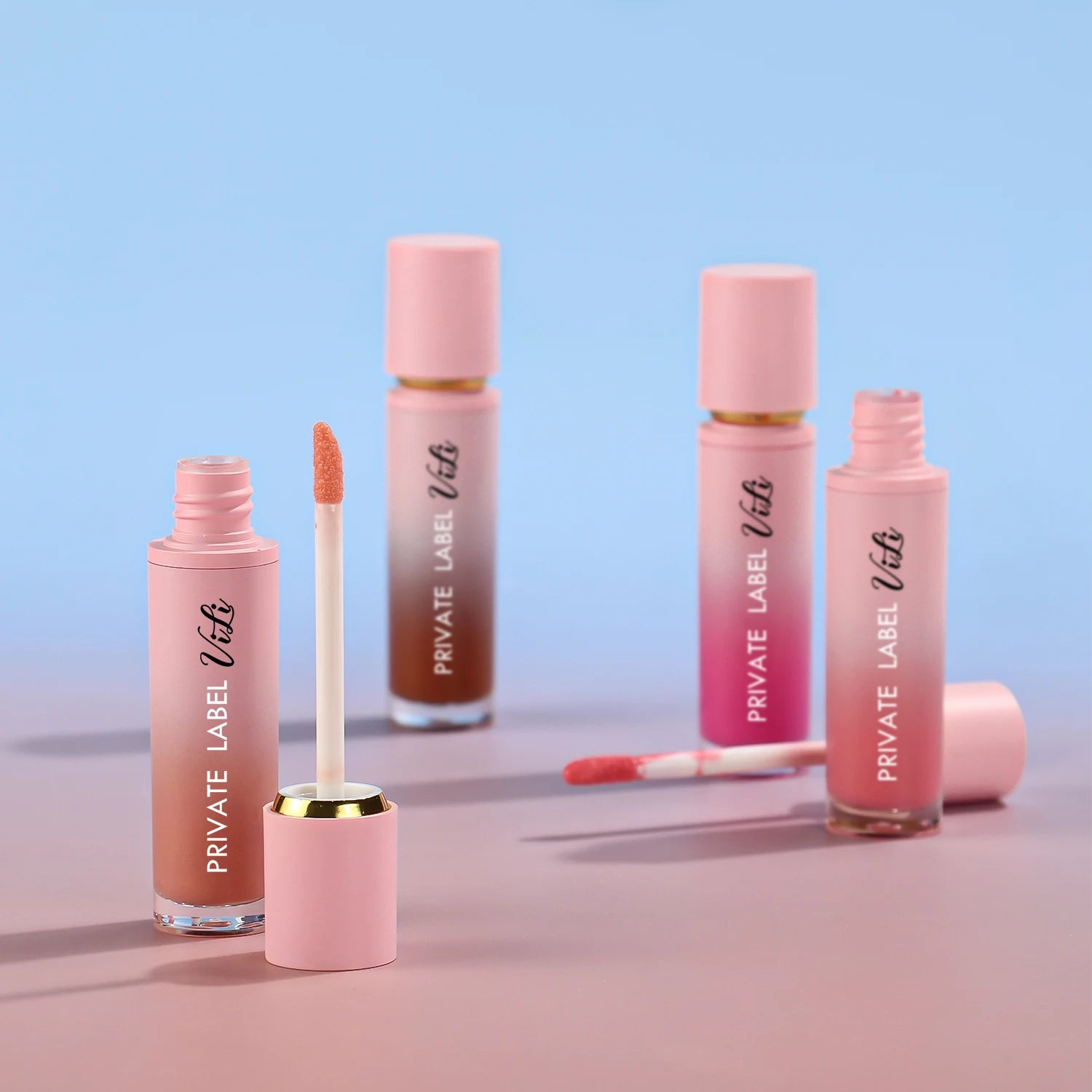 Hot Selling Liquid Herbal Mineral Diamond Lip Gloss Private Label High Quality Waterproof Moisturizing Free Samples