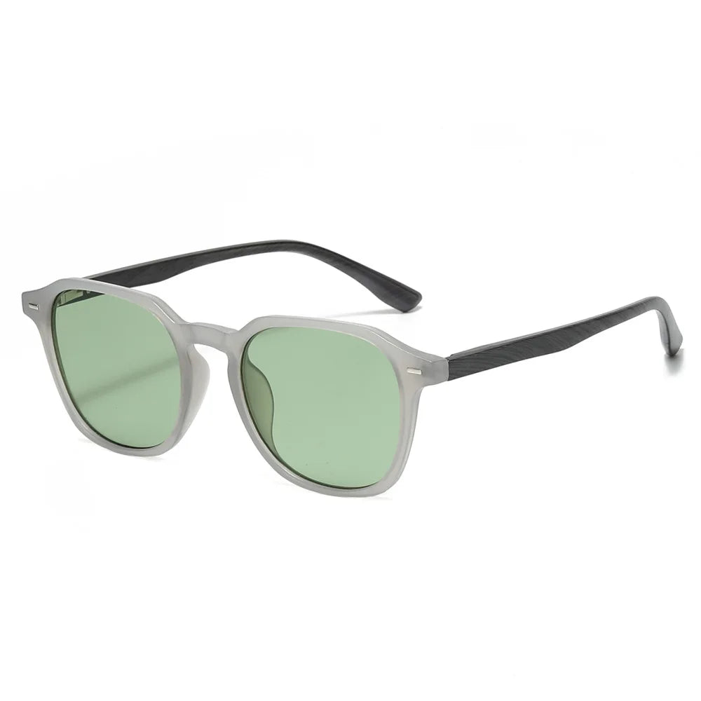 2025 New Style Light Wood Grain Fashion Sunglasses UV400 PC Spring Hinge Wood Grain Series Glasses Custom Logo
