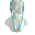 Natural Turquoise and spiny oyster shell bead  Gorgeous natural color