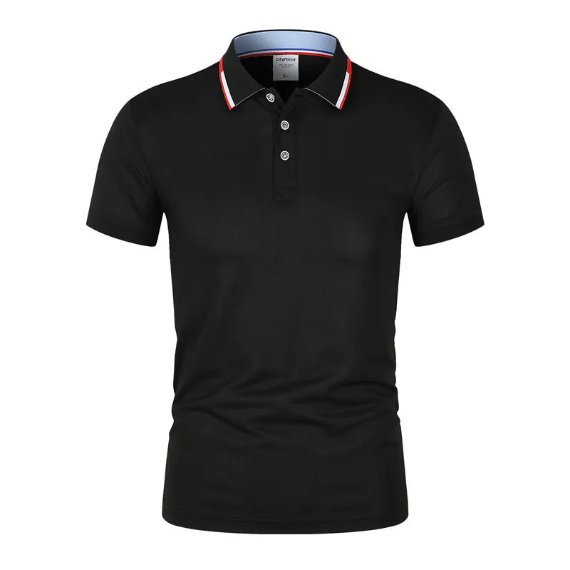 Custom Factory Price Mens Polo Shirts on Sale Best Mens Dry-Fit Golf Polo Breathable Knitted Soft Jersey Short-Sleeve Polo Shirt