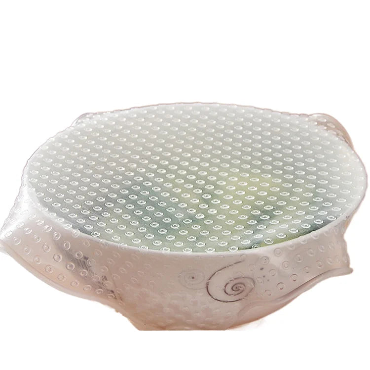 Reusable Silicone Bowl Covers for Microwave Custom Silicone Food Wrap Washable for Dishwasher