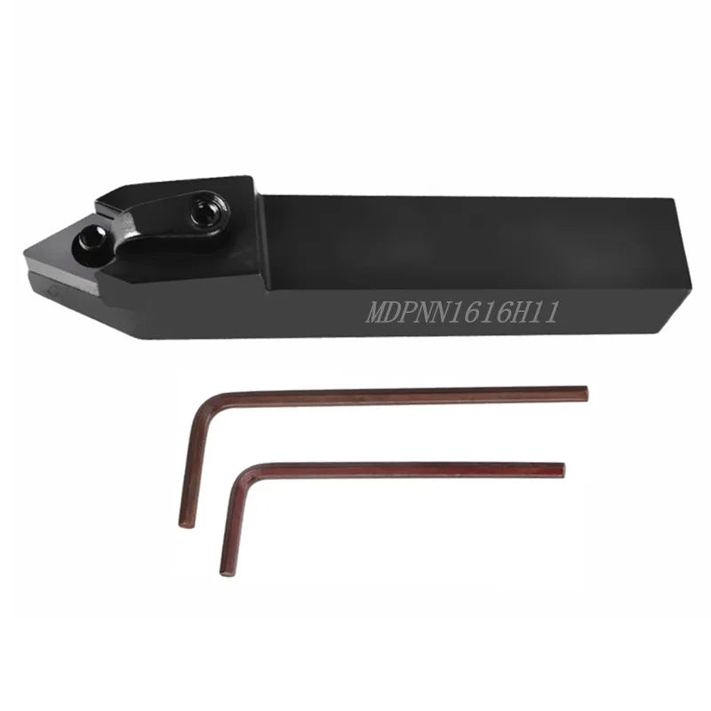 62 Degree CNC Lathe Machine External Turning Tool Holder MDPNN for DNMG11/15 Insert OEM 40Cr HRC42-60 Black Coated Sizes 16-32mm