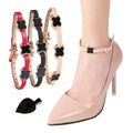 Attachable Ankle Straps for Heels Flats Stilettos and Platforms Anti Falling Soft Comfort PU Leather Shoe Strip Shoelace Kit