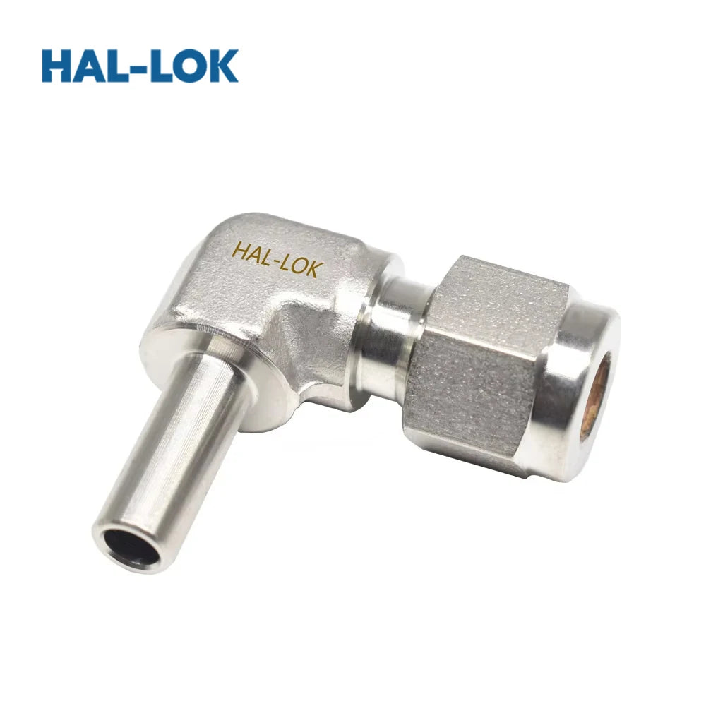 Polished Stainless Steel Tube Adapter Elbow Fittings 90 Degree Reducing Elbows for Butt Welding