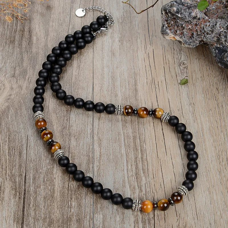 Trendy Stainless Steel Bead Chain Lanyard Pendant Necklace Simple Multi-Double Layer-for Gifts Weddings Parties Engagements