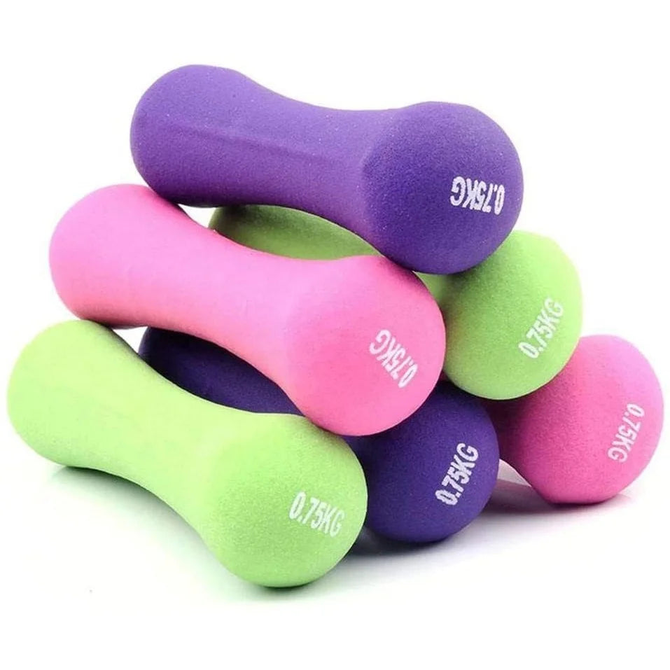 Neoprene Dumbbell Kit Fitness Training Exercise Home Gym