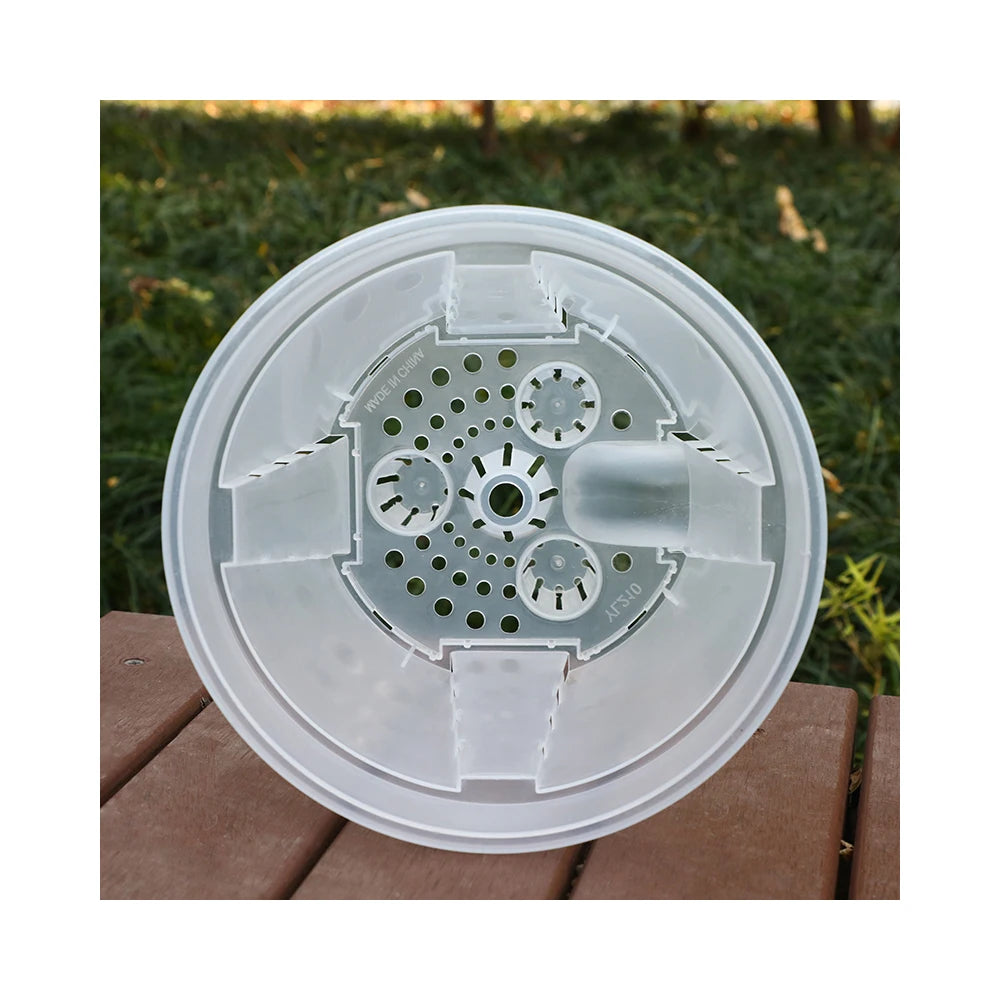 Garden Outdoor Indoor Plant Planter Transparent Self Watering Plant Pot Plastic Clear Flower Pots