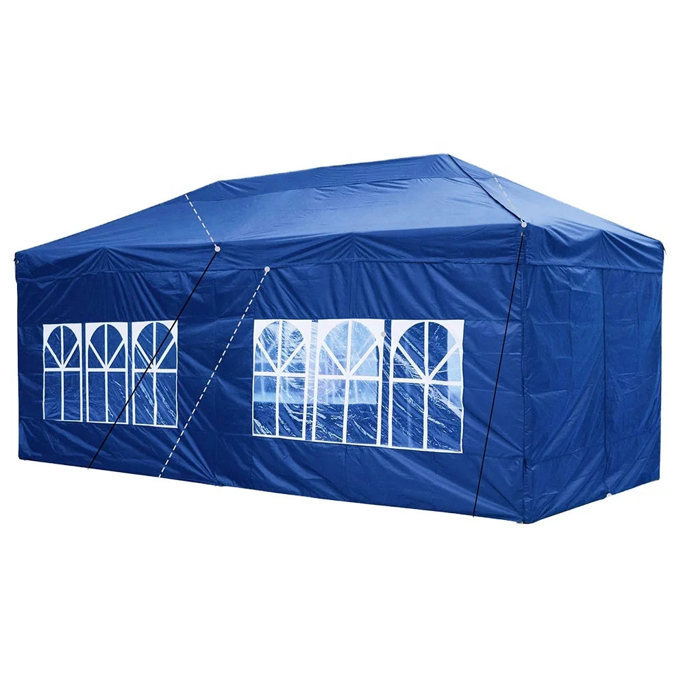 LINYI CHUNHE Factory Hexagonal Promotion Tent Outdoor Canopy Ez up Custom Iron Folding Cheap Event Commercial Waterproof 10x10