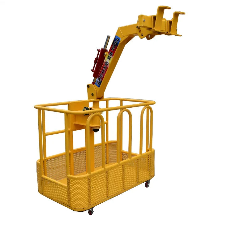 1.2 m 1.5 m  1.8m 2.0m Rotating Engineering Construction Aerial Lifting Work Gondola Crane Man Work Brackets Cradle Box