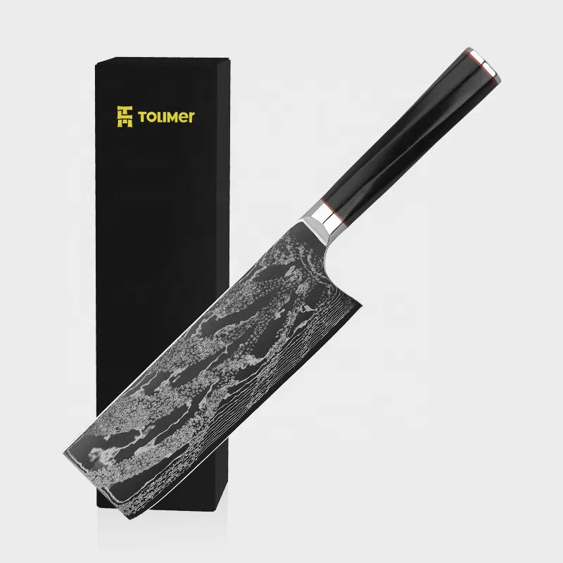 73 Layers Japanese AUS-10 Damascus Steel Kitchen Nakiri Knife 3pcs Kitchen Knife Set