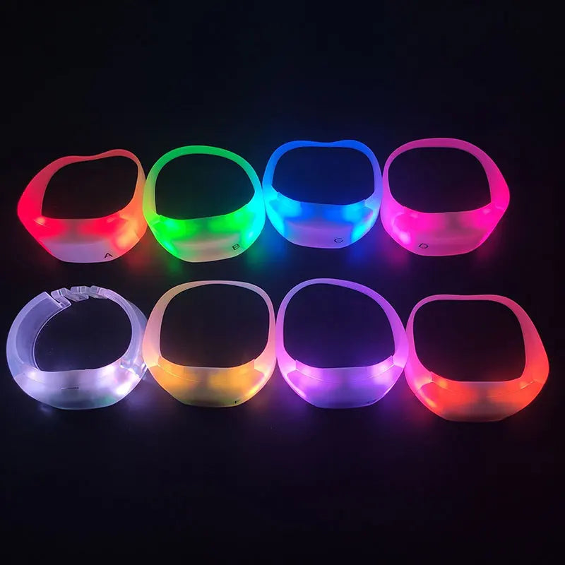 Custom Festival Led Bracelet Light up Led Wristbands Remote DMX Control Flashing Led Party Bracelet