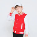 School Sport Sweatshirt Children Baseball Jackets Custom Embroidered logo Jacket Wholesale Blank 2026 Boys Kids Baseball Jacket